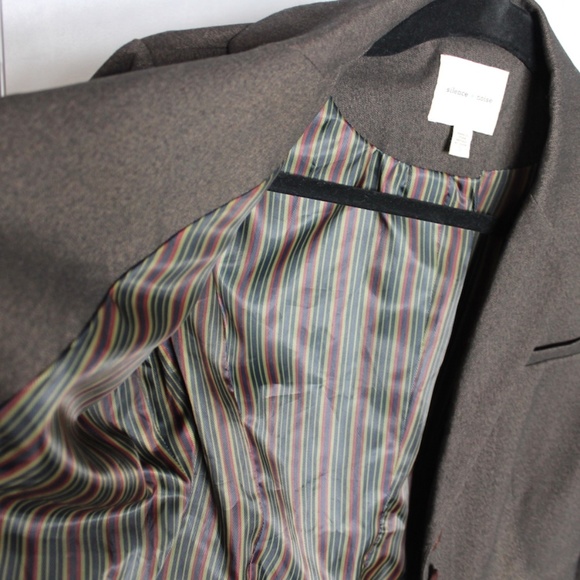 Silence + Noise Brown Cropped Blazer - Picture 5 of 5